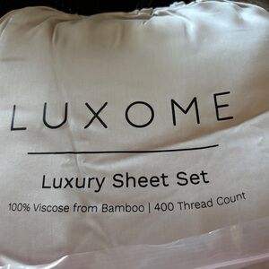 Luxome California King Luxury Sheet Set-Color Stone/ The ultimate cooling sheets